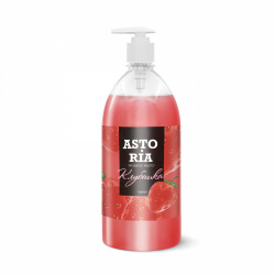 Жидкое мыло Astoria Клубника (флакон 1000мл) - фото