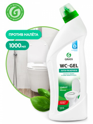 Средство для чистки сантехники "WC-gel" (флакон 1000 мл) - фото