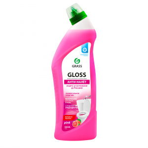 Чистящий гель для ванны и туалета "Gloss pink" (флакон 1000 мл