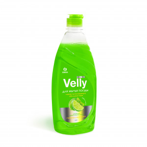 Средство для мытья посуды "Velly" Premium лайм и мята (флакон 500 мл) - фото