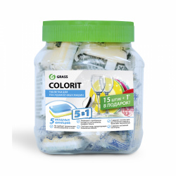 Таблетки для посудомоечной машины "Colorit" (20г.) (упаковка 16 шт) - фото